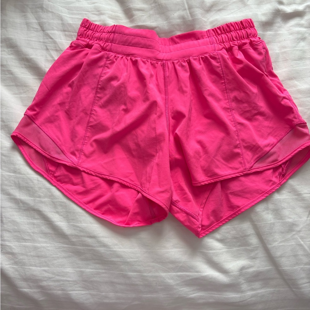 Lululemon Athletica Hot Pink Hotty Hot Shorts